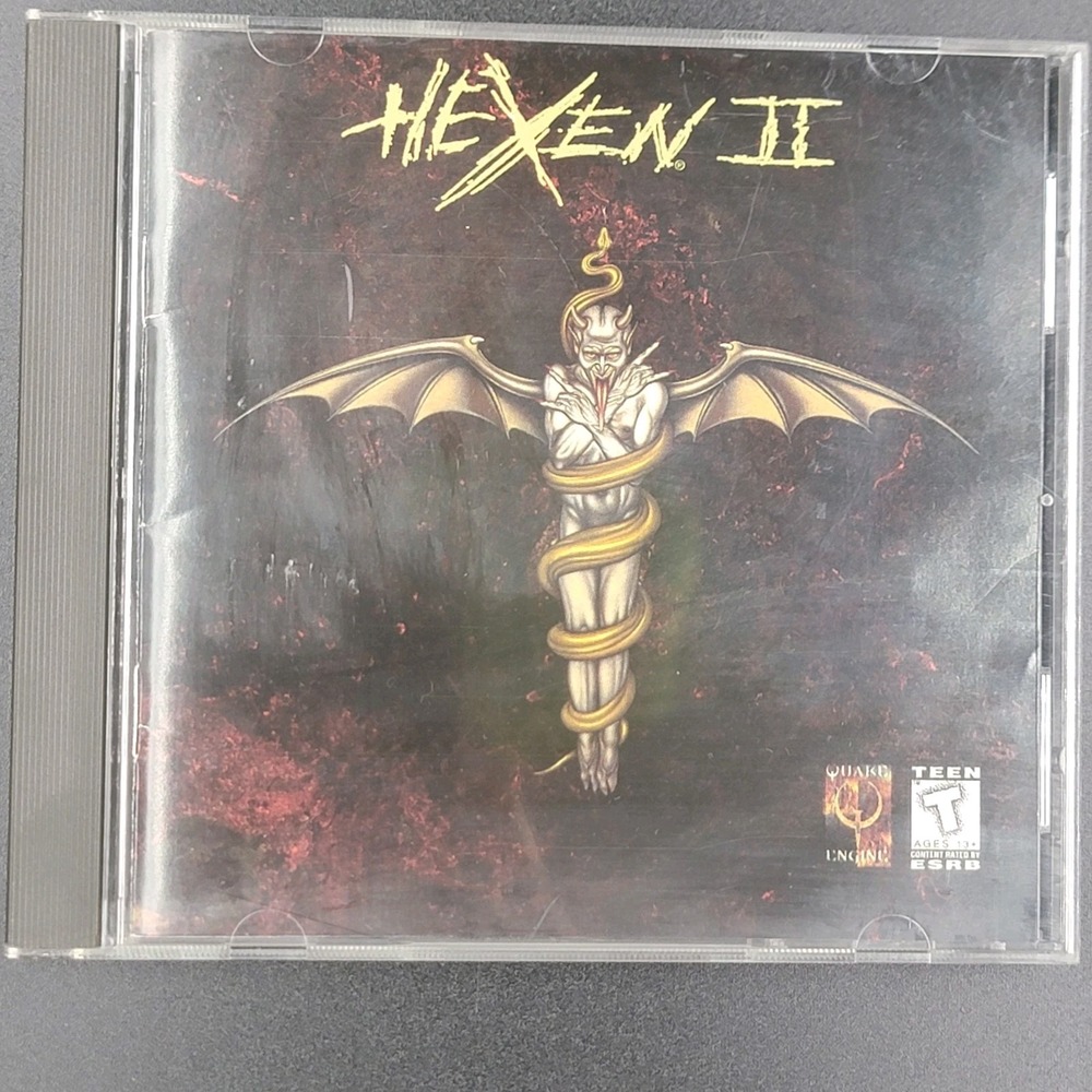 Sierra Original Hexen II (PC, 1997) Quake Pc Computer Game 90s